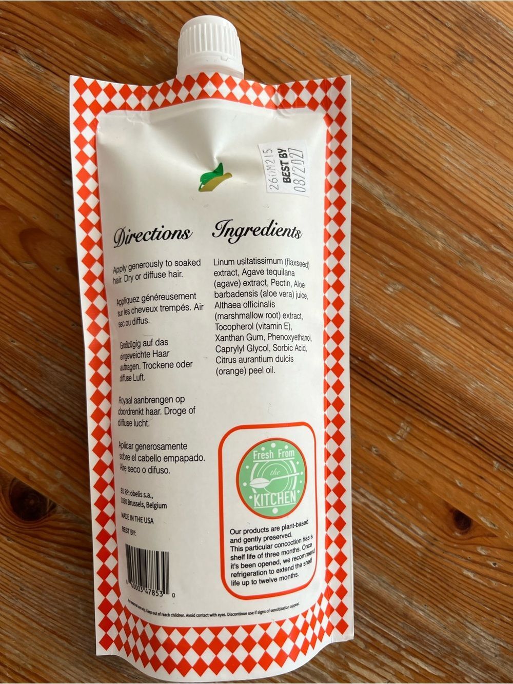 NWT - Orange Marmalade Flax Seed & Aloe Curl Definer - Orange - Picture 2 of 3